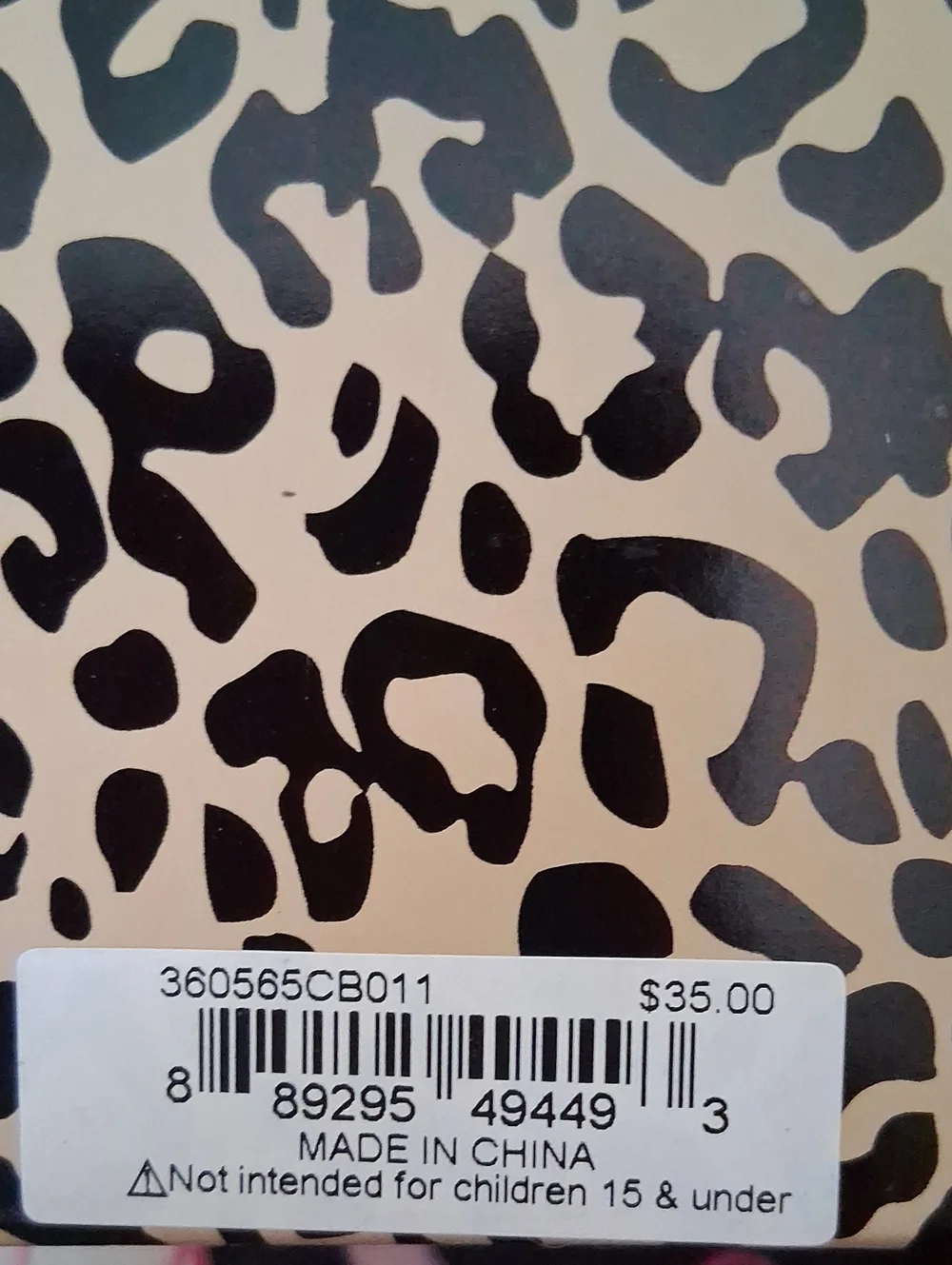 Betsey Johnson - Leopard Heart Drop Earrings